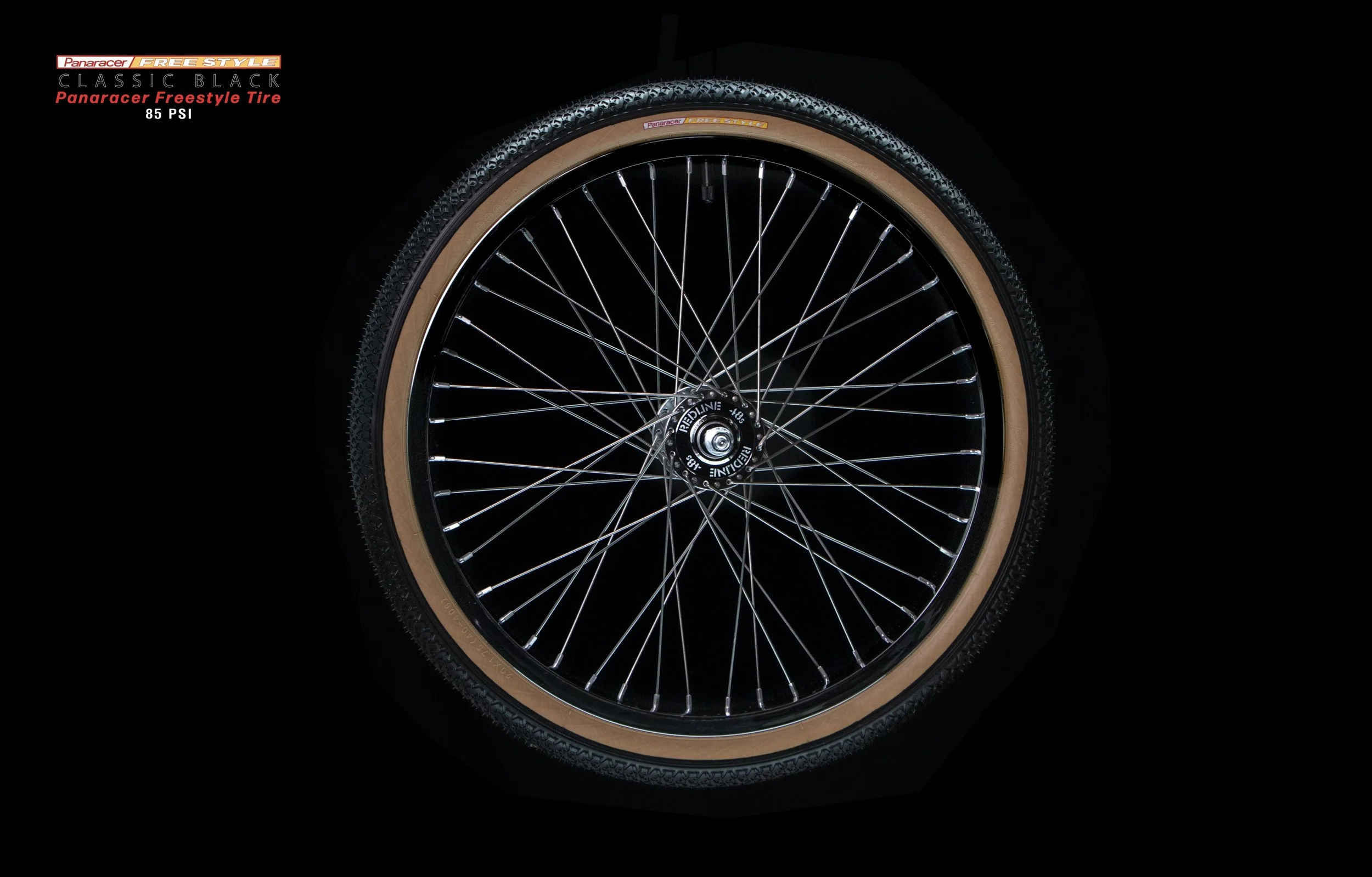 Redline Vintage 48 Wheels and Panaracer Freestyle Tires — Redline